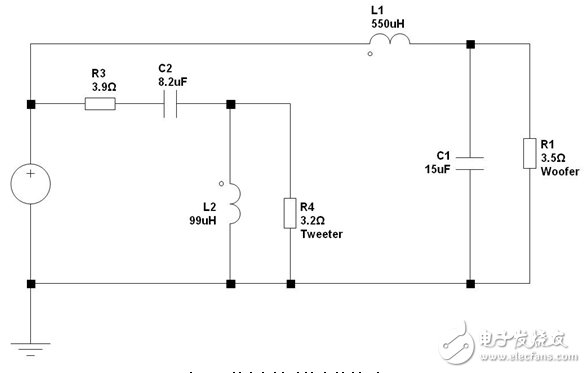 图3：无源分频器的实施情况